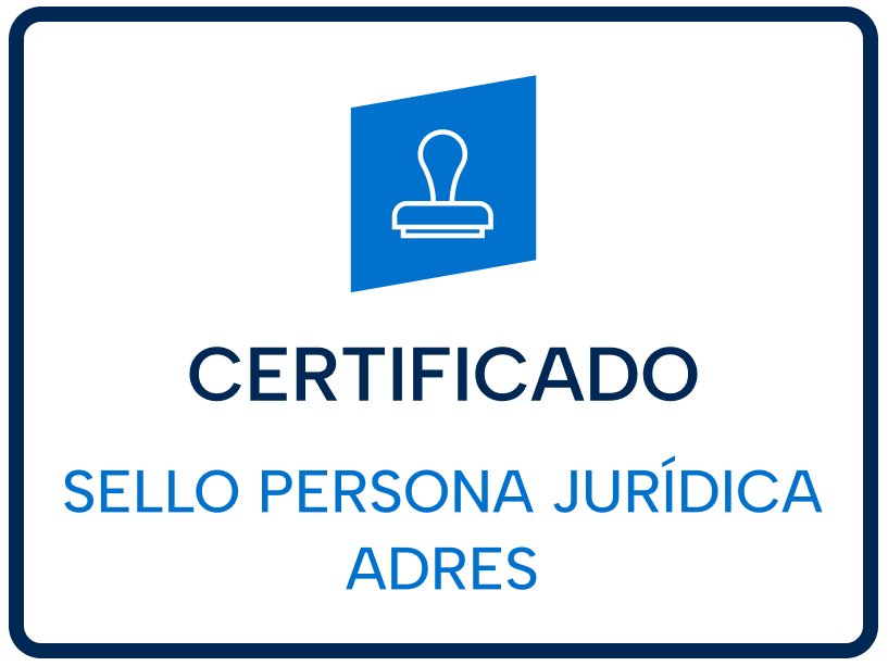 Certificado de sello - persona jurídica ADRES