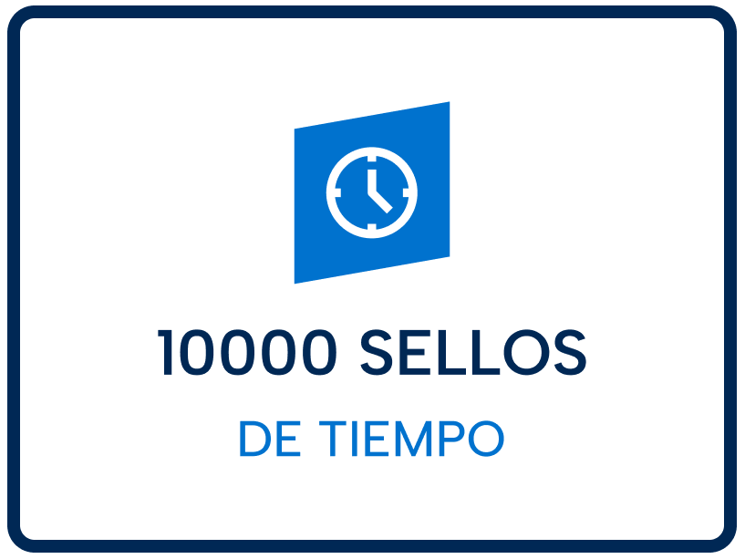 Bolsa de 10000 Sellos de Tiempo